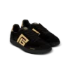 Balmain Swan suede and patent leather sneakers Balmain Swan suede and patent leather sneakers