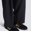 Balmain Swan suede and patent leather sneakers Balmain Swan suede and patent leather sneakers