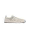 Balmain Swan suede and smooth leather trainers