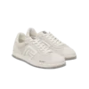 Balmain Swan suede and smooth leather trainers