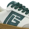 Balmain Swan suede and smooth leather trainers
