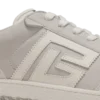 Balmain Swan suede and smooth leather trainers