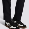 Balmain Swan trainers in calfskin and suede Balmain Swan trainers in calfskin and suede