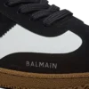 Balmain Swan trainers in calfskin and suede Balmain Swan trainers in calfskin and suede