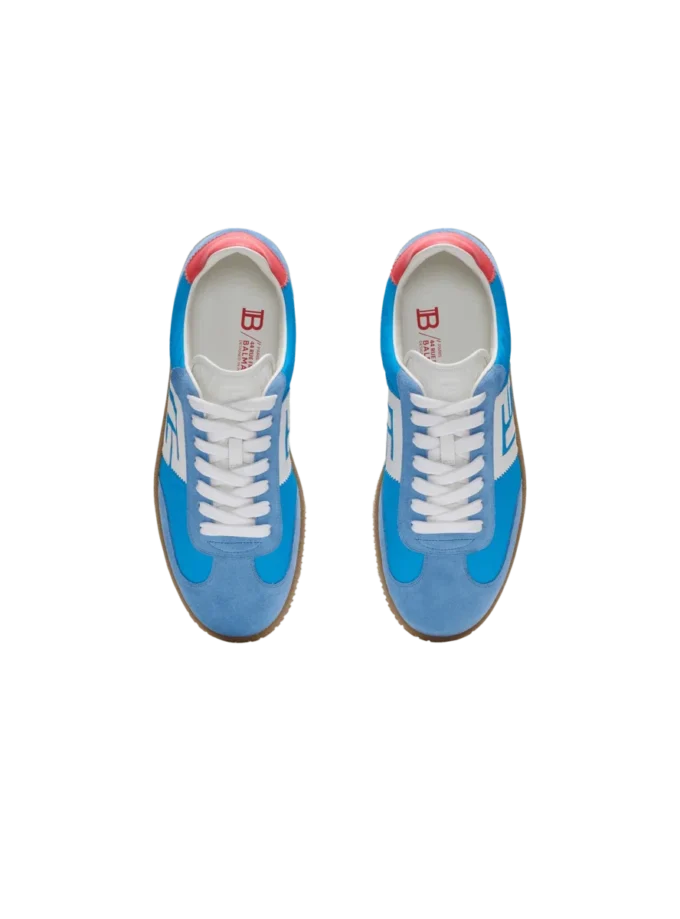 Balmain Swan trainers in leather, suede and nylon Balmain Swan trainers in leather, suede and nylon