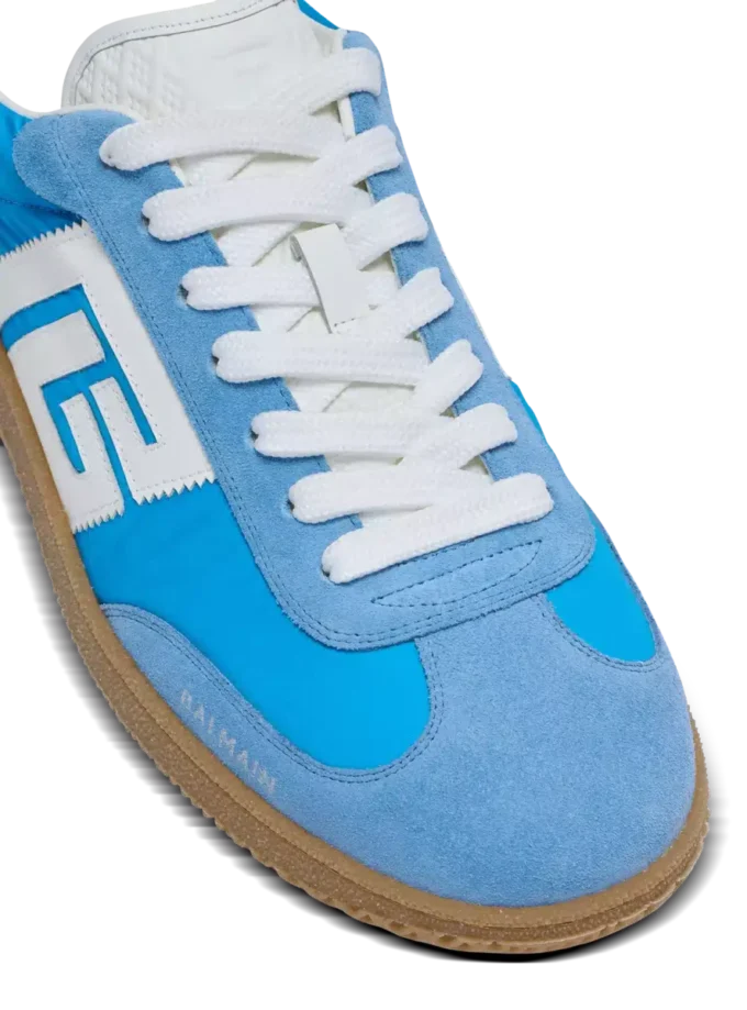 Balmain Swan trainers in leather, suede and nylon Balmain Swan trainers in leather, suede and nylon