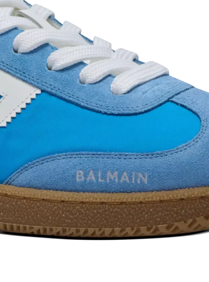 Balmain Swan trainers in leather, suede and nylon Balmain Swan trainers in leather, suede and nylon