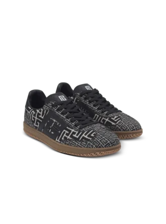 Balmain Swan trainers in PB Labyrinth jacquard