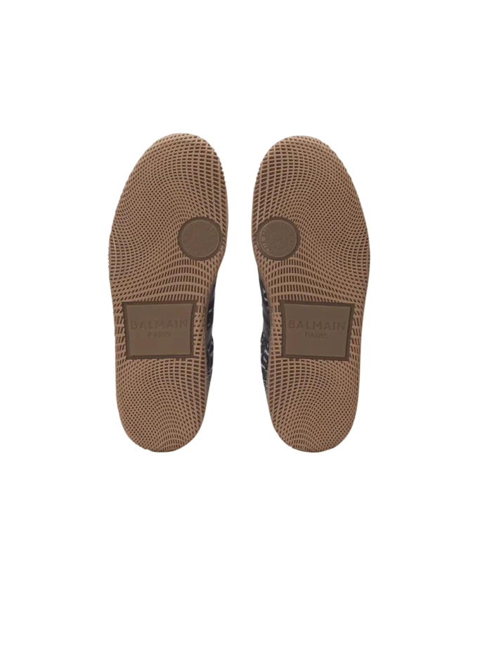 Balmain Swan trainers in PB Labyrinth jacquard