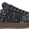Balmain Swan trainers in PB Labyrinth jacquard