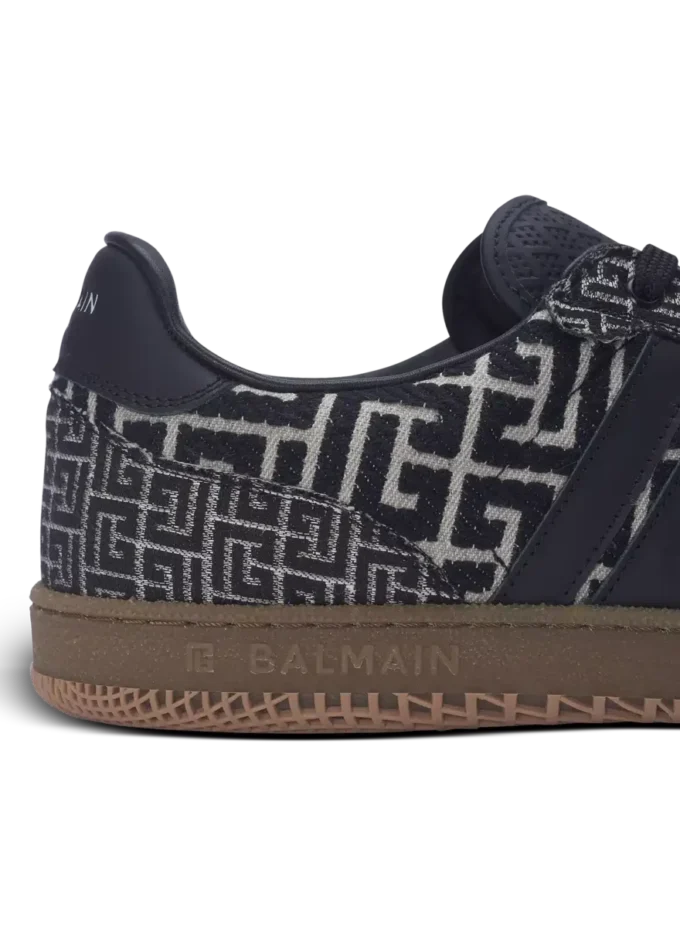 Balmain Swan trainers in PB Labyrinth jacquard