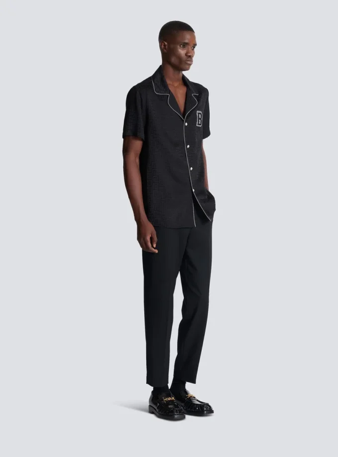 Balmain Varsity pyjama shirt