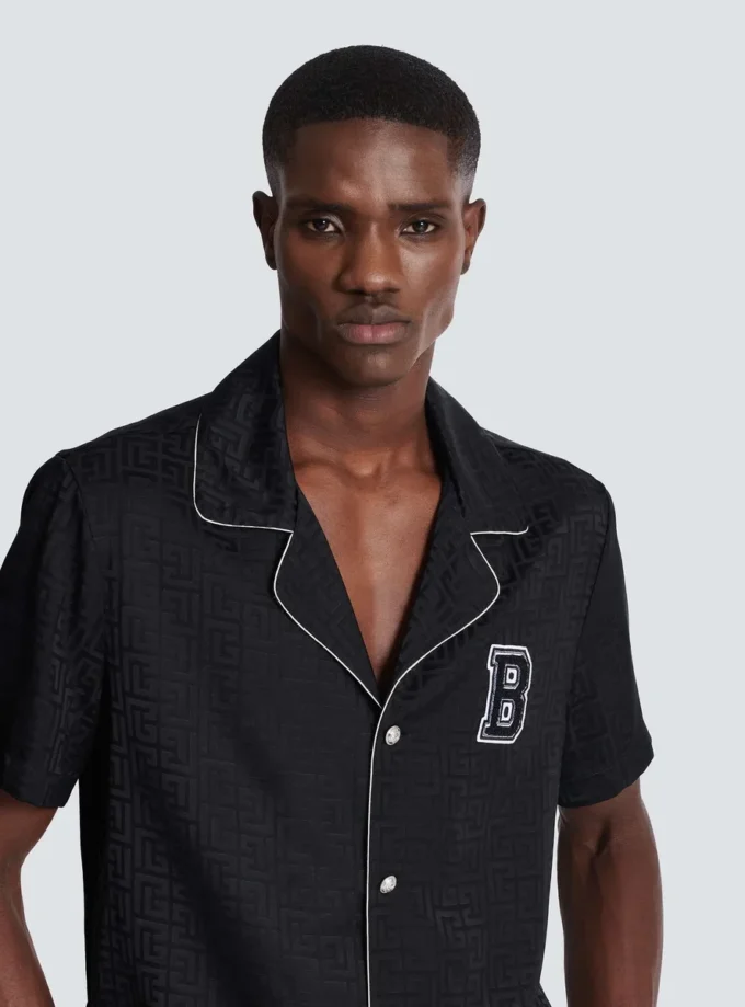 Balmain Varsity pyjama shirt