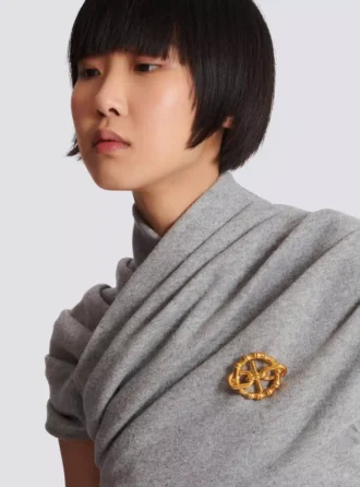 Bamboo Sync brooch