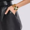 Baroque bracelet with chains and beads
