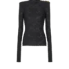 Baroque pattern long-sleeved top Baroque pattern long-sleeved top