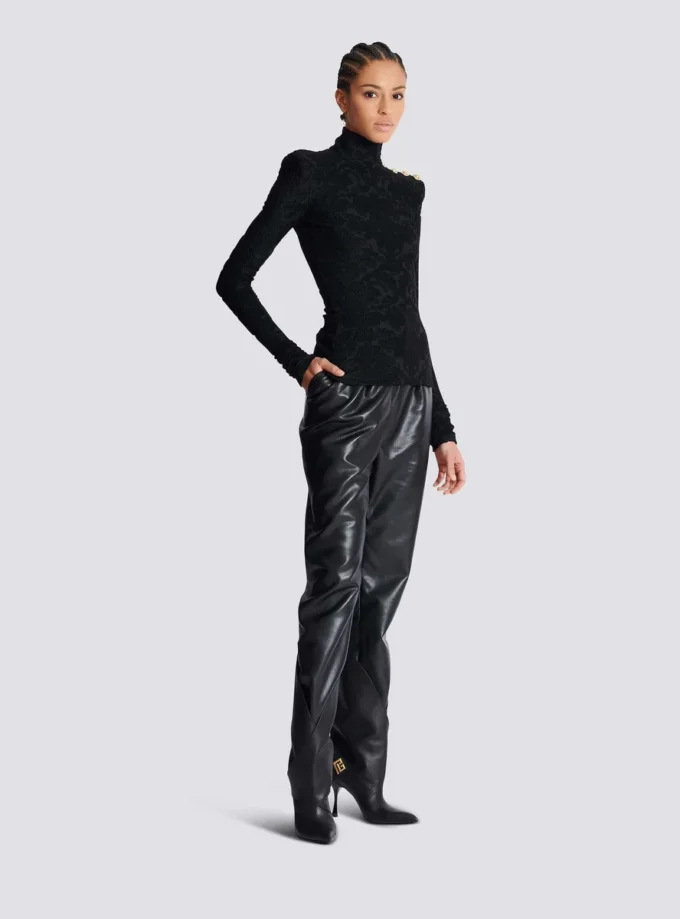 Baroque pattern long-sleeved top Baroque pattern long-sleeved top