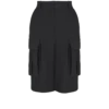 Bermuda shorts in grain de poudre wool
