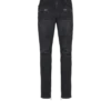 Biker jeans in black vintage denim