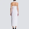 Bodycon backless poplin dress Bodycon backless poplin dress
