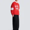 Boxy Balmain College sweatshirt