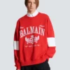 Boxy Balmain College sweatshirt