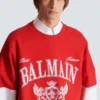 Boxy Balmain College sweatshirt