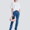 Boxy T-shirt with Balmain Paris Brush print