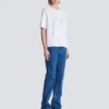 Boxy T-shirt with Balmain Paris Brush print