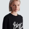 Boxy T-shirt with Balmain Paris Brush print