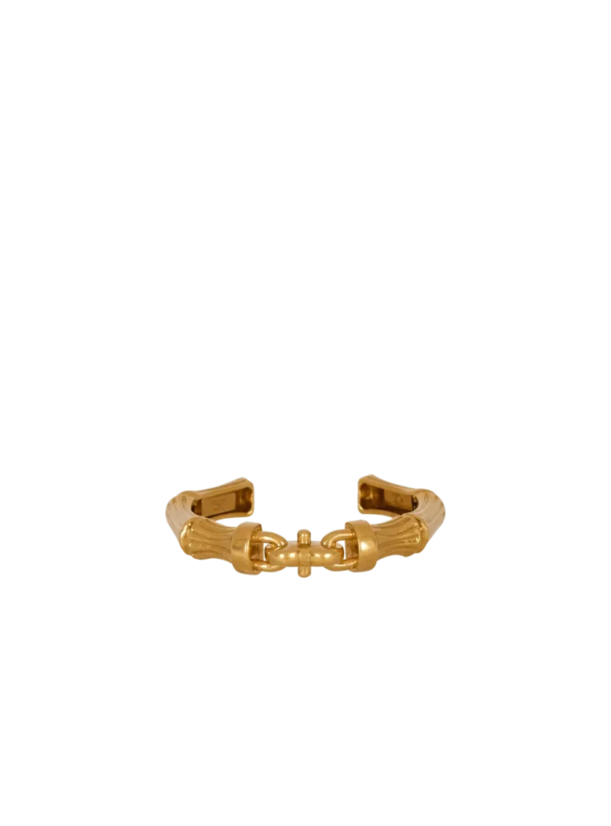 Brass bamboo Sync bracelet