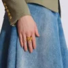 Brass chain ring
