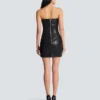 Bustier dress with belt detail