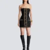 Bustier dress with sequin embroidery Bustier dress with sequin embroidery