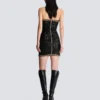 Bustier dress with sequin embroidery Bustier dress with sequin embroidery