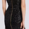 Bustier dress with sequin embroidery Bustier dress with sequin embroidery