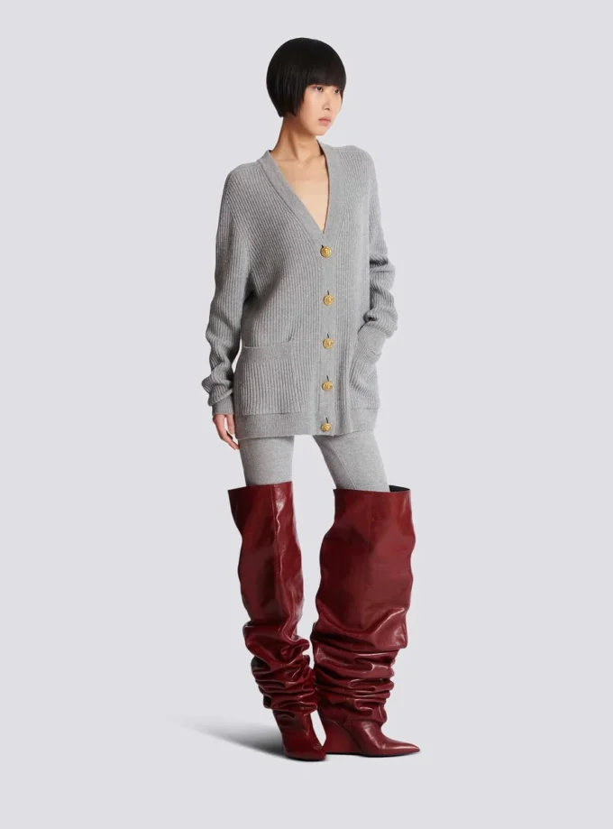 Buttoned cashmere cardigan Buttoned cashmere cardigan