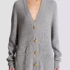 Buttoned cashmere cardigan Buttoned cashmere cardigan