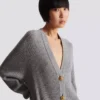 Buttoned cashmere cardigan Buttoned cashmere cardigan