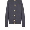 Buttoned eco-cashmere cardigan Buttoned eco-cashmere cardigan