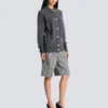Buttoned eco-cashmere cardigan Buttoned eco-cashmere cardigan