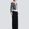 Buttoned marinière cardigan Buttoned marinière cardigan