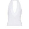 Cable-knit halterneck top Cable-knit halterneck top