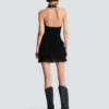 Cable-knit halterneck top Cable-knit halterneck top