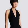 Cable-knit halterneck top Cable-knit halterneck top