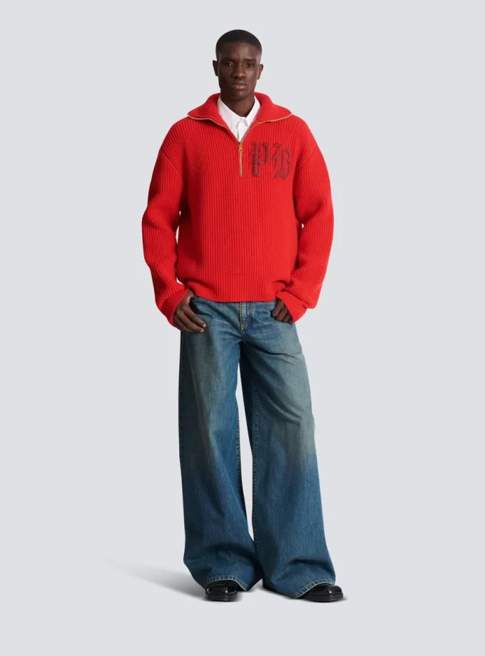 Cable knit jumper