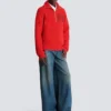 Cable knit jumper