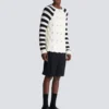 Cable knit jumper