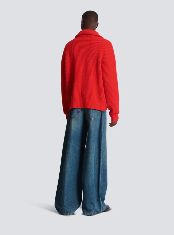 Cable knit jumper