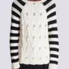 Cable knit jumper